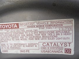 2008 Toyota Highlander Limited Hybrid Gray 3.3L AT 4WD #Z21559